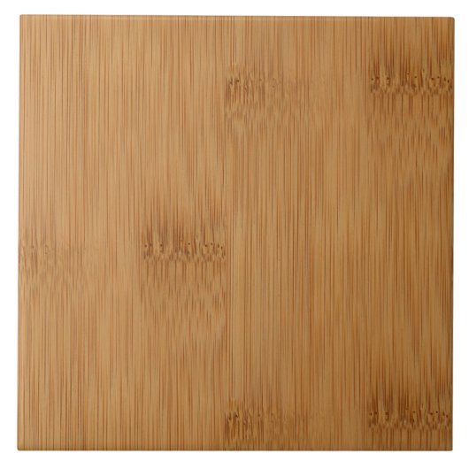 Bamboe Toast Wood Grain look Tegeltje (Voorkant)