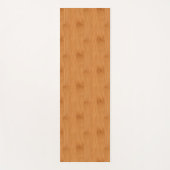 Bamboe Toast Wood Grain look Yogamat (Voorkant)
