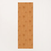 Bamboe Toast Wood Grain look Yogamat (Achterkant)