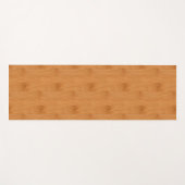 Bamboe Toast Wood Grain look Yogamat (Voorkant (horizontaal))