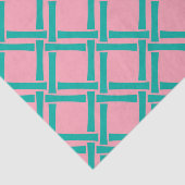 Bamboe Trellis Patroon Tissuepapier (Detail)