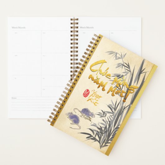 Bamboe Two Rats Vietnamees Nieuwjaar 2020 SP Planner (Display)