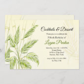 Bamboe uitnodiging (Voorkant / Achterkant)