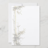 Bamboe-uitnodiging Kaart (Voorkant)