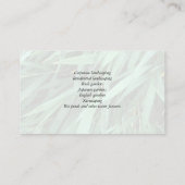 Bamboe vervaagt achtergrond visitekaartje (Achterkant)