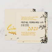 Bamboe viert Vietnamese nieuwjaarsfeest SFC Aankondiging (Voorkant / Achterkant)