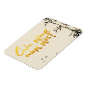 Bamboe viseert Vietnamees Nieuwjaar F Foto M Magneet (Linkerzijde)