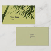 Bamboe Visitekaartje (Voorkant / Achterkant)