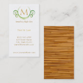 Bamboe Visitekaartje (Voorkant / Achterkant)