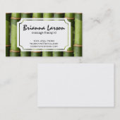 Bamboe Visitekaartje (Voorkant / Achterkant)