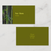 Bamboe Visitekaartje (Voorkant / Achterkant)