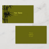 Bamboe Visitekaartje (Voorkant / Achterkant)