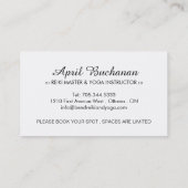 Bamboe Visitekaartjes (Achterkant)