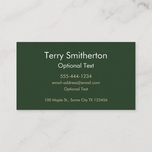 Bamboe Visitekaartjes (Achterkant)