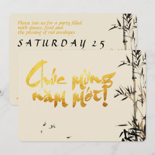 Bamboe Vissen Vietnamees Nieuwjaar Party FC Aankondiging