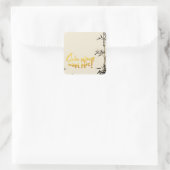 Bamboe Vissen Vietnamees Nieuwjaar Sticker (Tas)