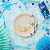 Bamboe Vissen Vietnamese Maan Nieuwjaar PP Papieren Bordje (Feest)