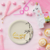 Bamboe Vissen Vietnamese Maan Nieuwjaar PP Papieren Bordje (Feest)