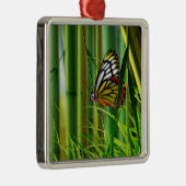 Bamboe & Vlinder Art 1 Ornament (Rechts)