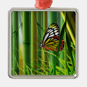 Bamboe & Vlinder Art 1 Ornament