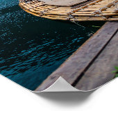 Bamboe-vlot in het Nationaal Park Khao Sok Thailan Poster (Hoek)