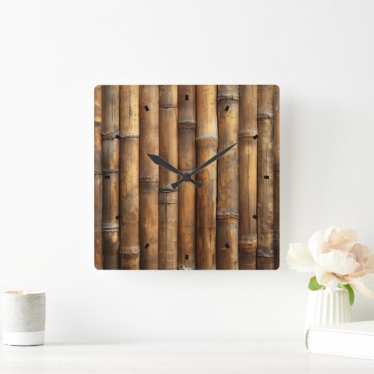 Bamboe Wall klok (Huis)