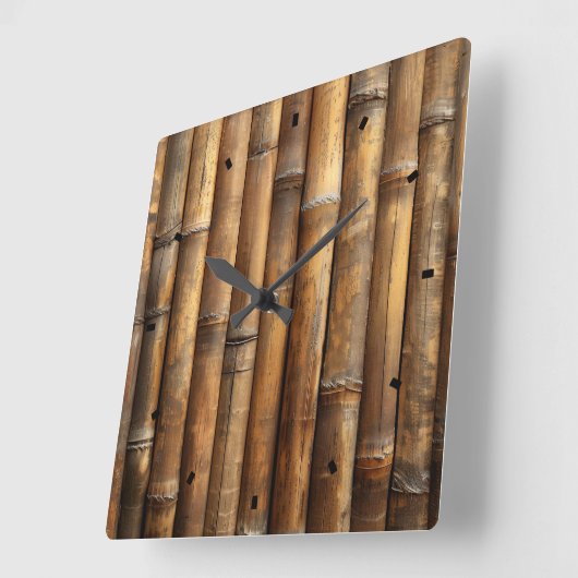 Bamboe Wall klok (Hoek)