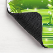 Bamboe, water en tropische bloemen muismat (Hoek)