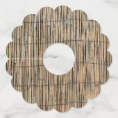 Bamboe Wijnglaslabel (Voorkant)