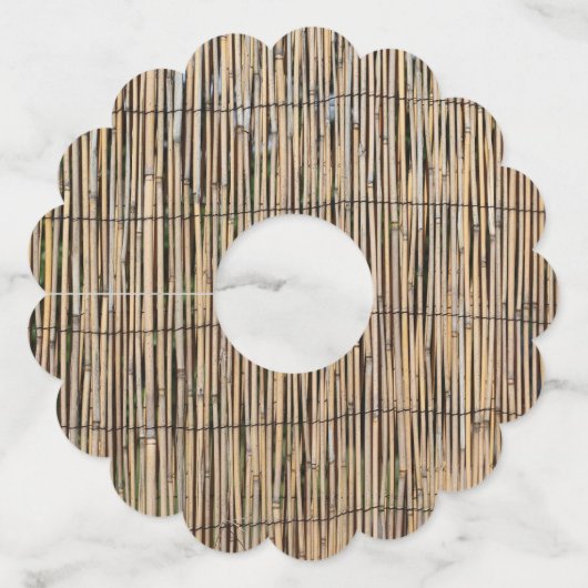 Bamboe Wijnglaslabel (Voorkant)