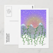 Bamboe Winter Briefkaart (Voorkant / Achterkant)