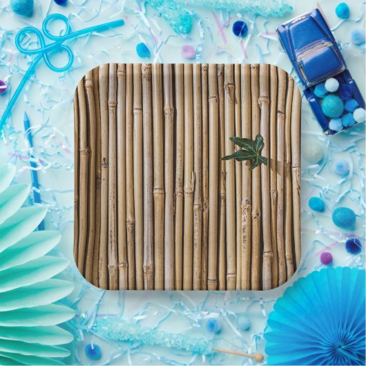 Bamboe Zen Borden Papieren Bordje (Feest)