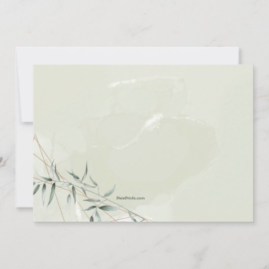 Bamboe Zen Uitnodiging (Achterkant)