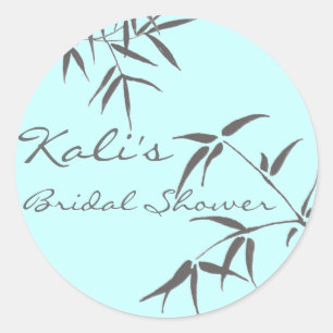 Bamboeblad bruids Stickers