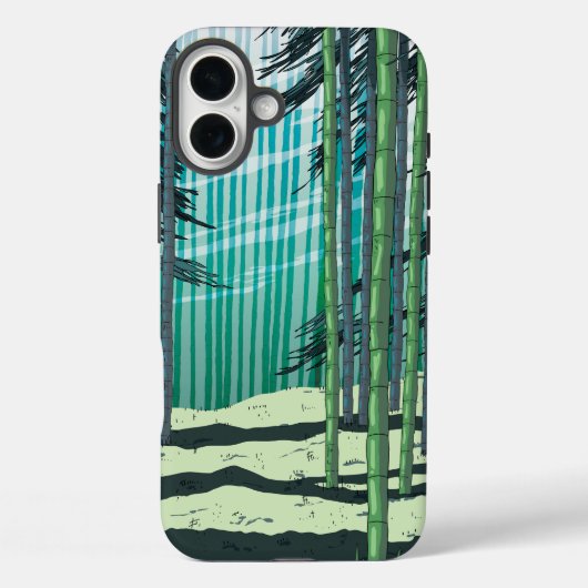 Bamboebos Case-Mate iPhone Case (Achterkant)
