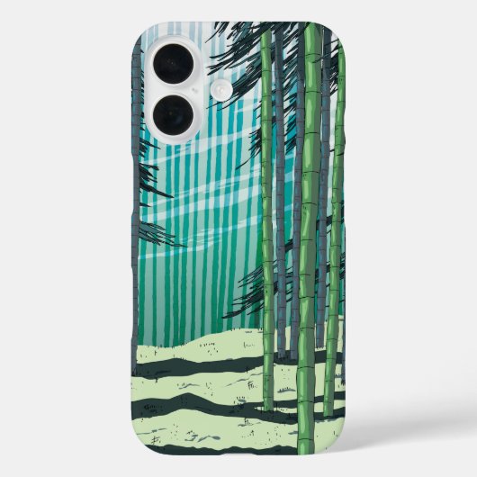 Bamboebos Case-Mate iPhone Case (Achterkant)