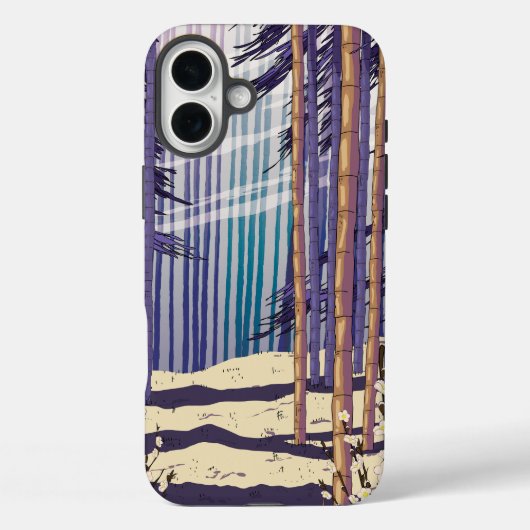 Bamboebos Case-Mate iPhone Case (Achterkant)