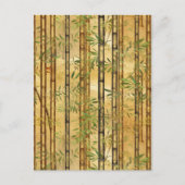 Bamboebos Chiyogami Briefkaart (Voorkant)