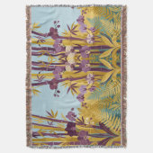 Bamboebos Folk Art Deken (Voorkant Verticaal)