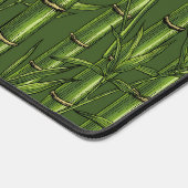 Bamboebos in het groen bureaumat (Hoek)
