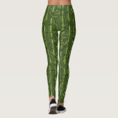 Bamboebos in het groen leggings (Achterkant)