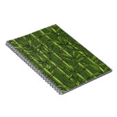 Bamboebos in het groen notitieboek (Rechterzijde)
