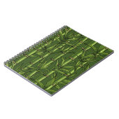Bamboebos in het groen notitieboek (Linkerzijde)
