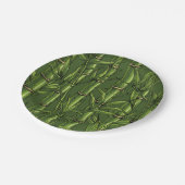 Bamboebos in het groen papieren bordje (Gekanteld)