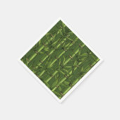 Bamboebos in het groen servet (Hoek)