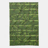Bamboebos in het groen theedoek (Verticaal)