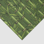 Bamboebos in het groen tissuepapier (Detail)