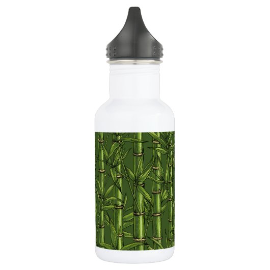 Bamboebos in het groen waterfles (Links)