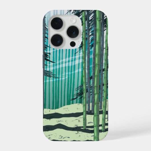Bamboebos iPhone Hoesje (Achterkant)