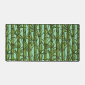 Bamboebos op lichtblauw bureaumat (Voorkant)